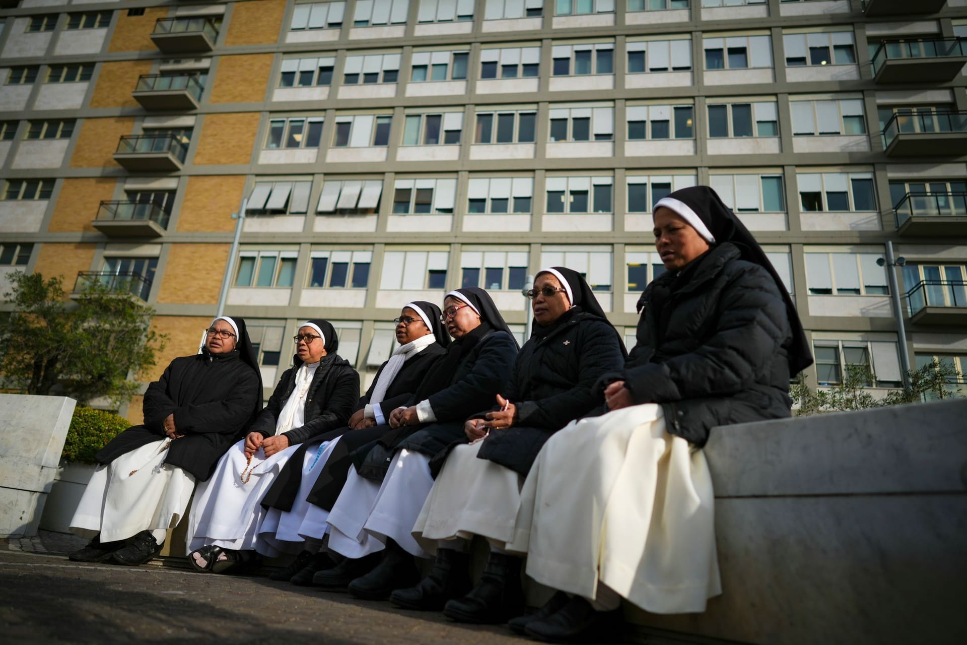 Papst Franziskus im Krankenhaus