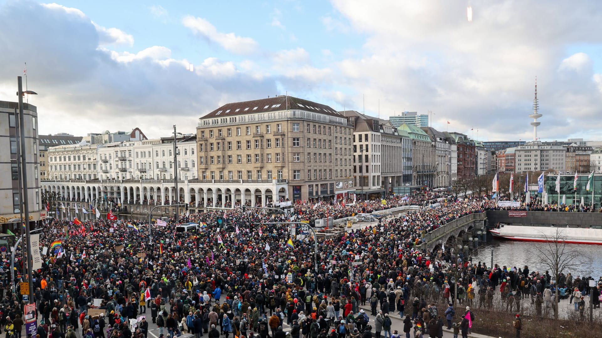 Demonstration in Hamburg