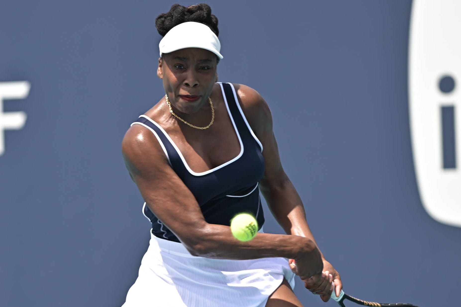 Seit 1994 Profi: Venus Williams, hier bei einem Match im März 2024.