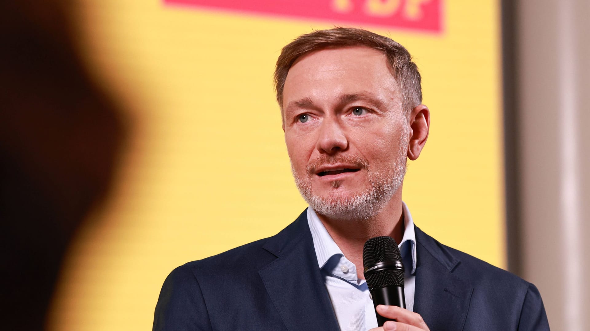 FDP-Parteivorsitzender Christian Lindner: Journalisten sind von der FDP-Wahlparty weitestgehend ausgeschlossen.