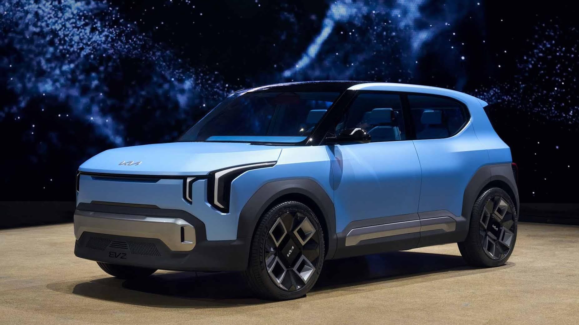 Kompaktstromer: Mit dem Concept EV2 gibt Kia einen Ausblick auf ein neues elektrisches SUV.