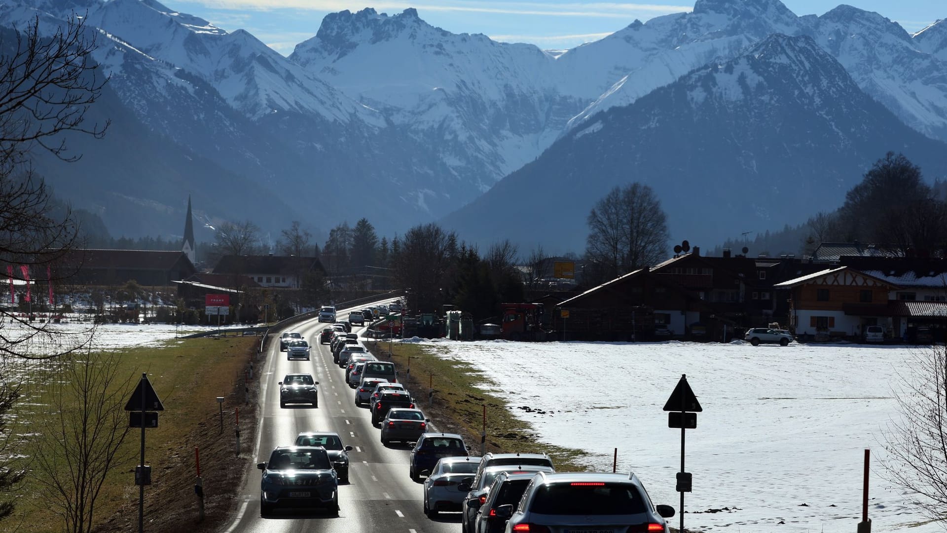 Stau in Bayern