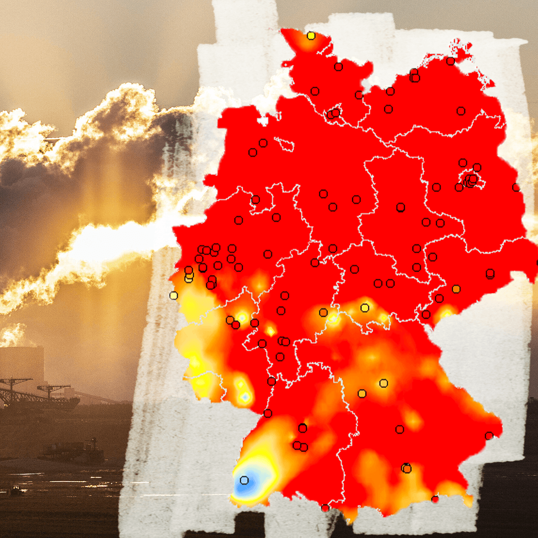 Feinstaubbelastung in Deutschland