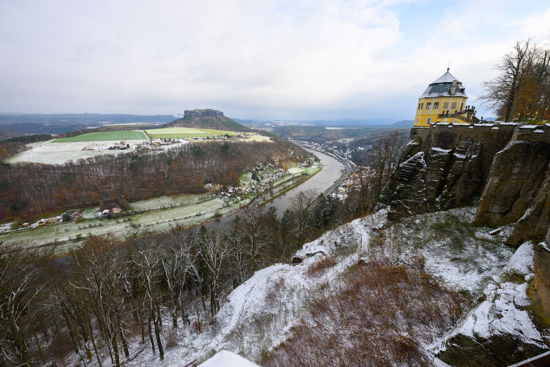 Winterwetter in Sachsen