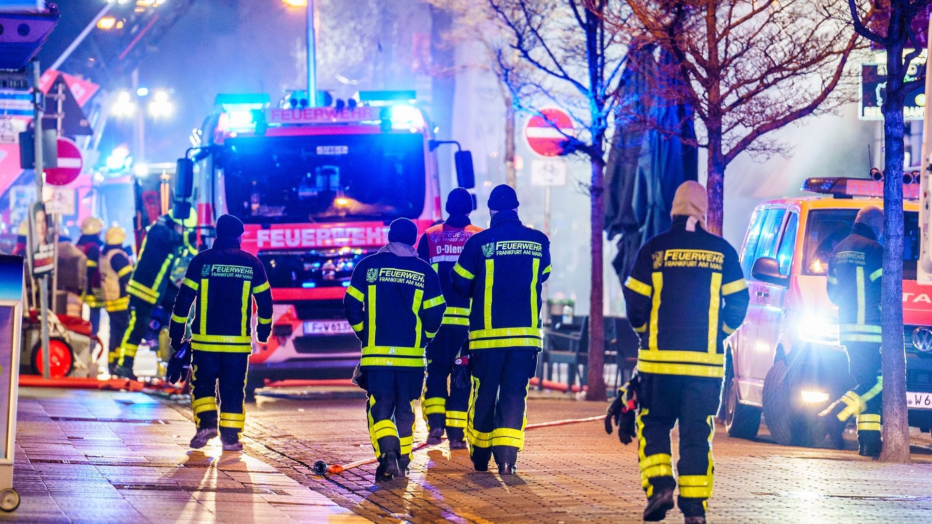 Großbrand in Frankfurt