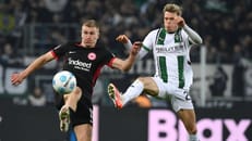 Kampf um Europa: Frankfurt und Gladbach treten auf der Stelle