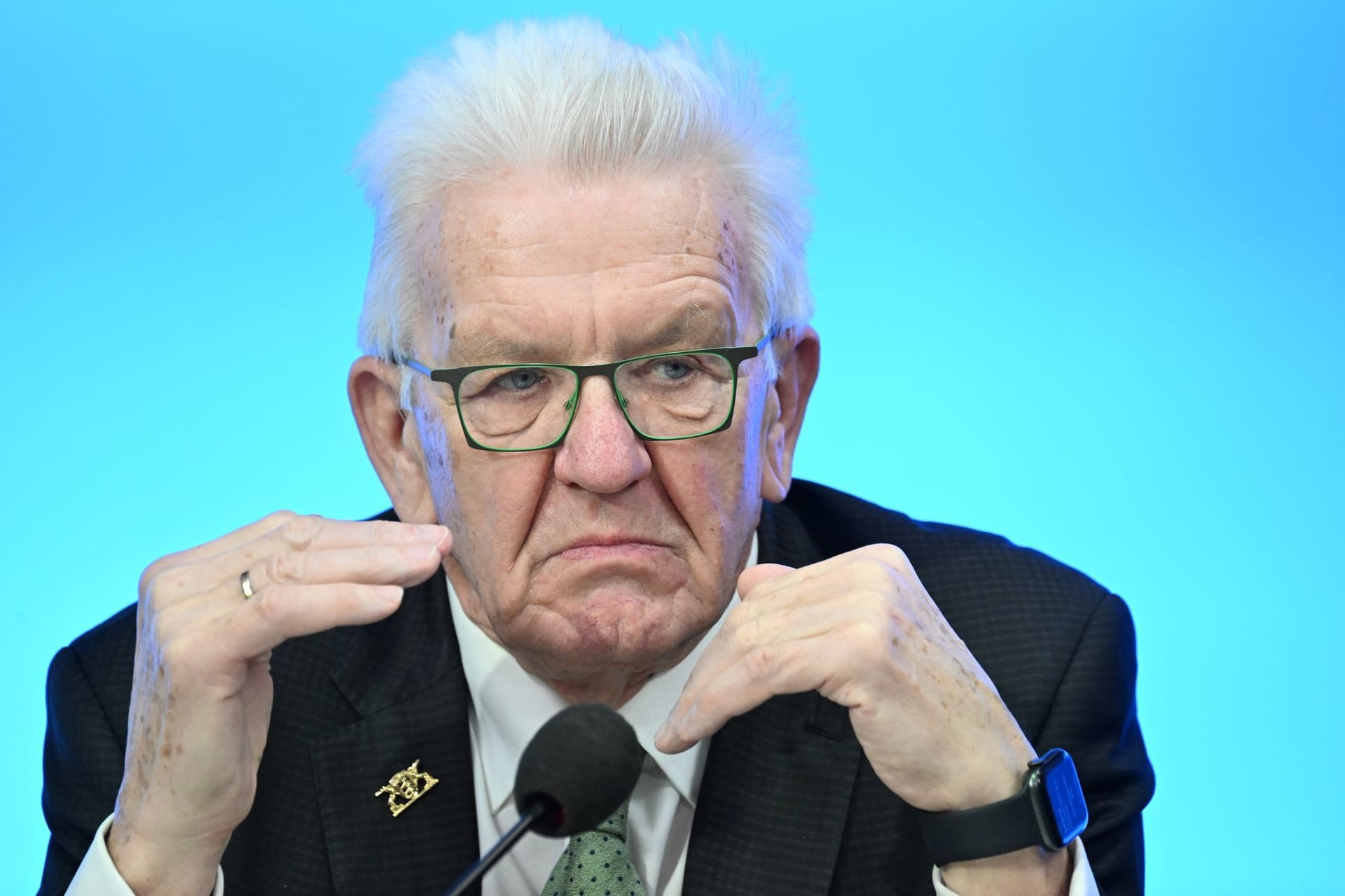 Regierungs-Pressekonferenz im Landtag