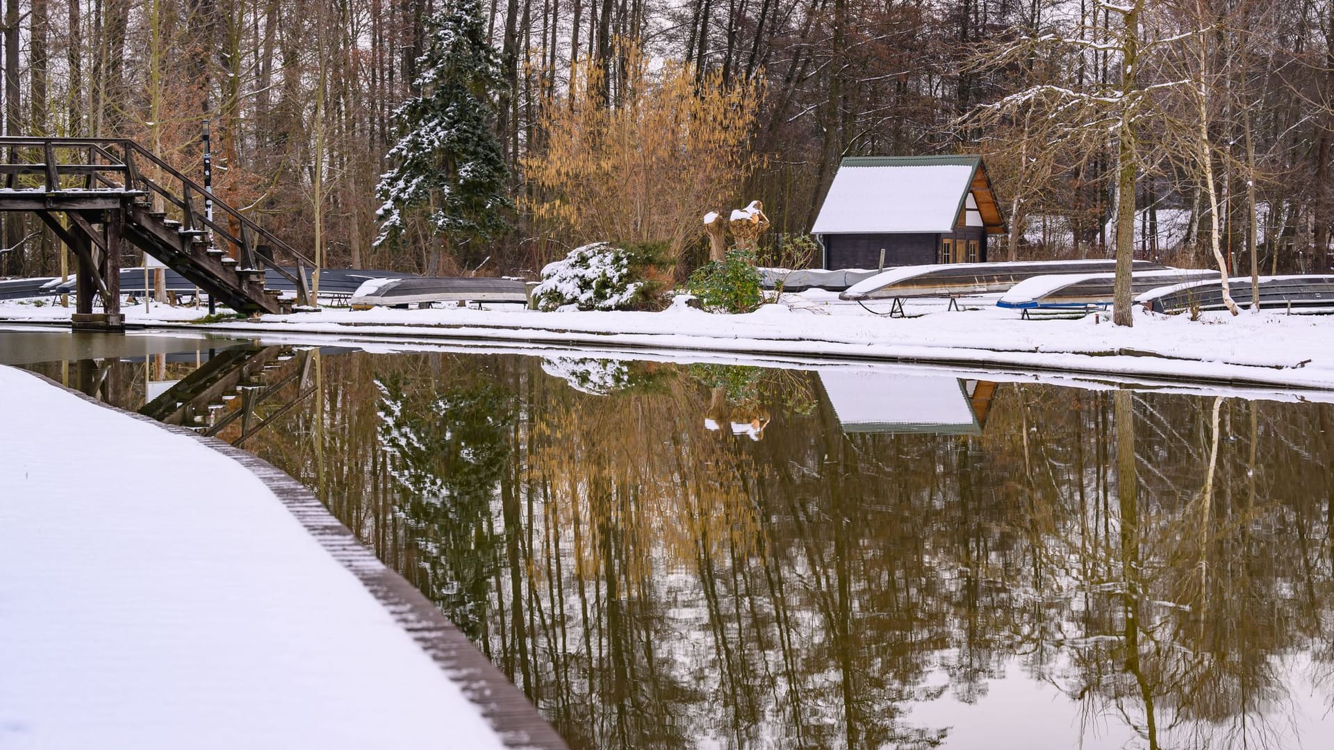 Winter im Spreewald