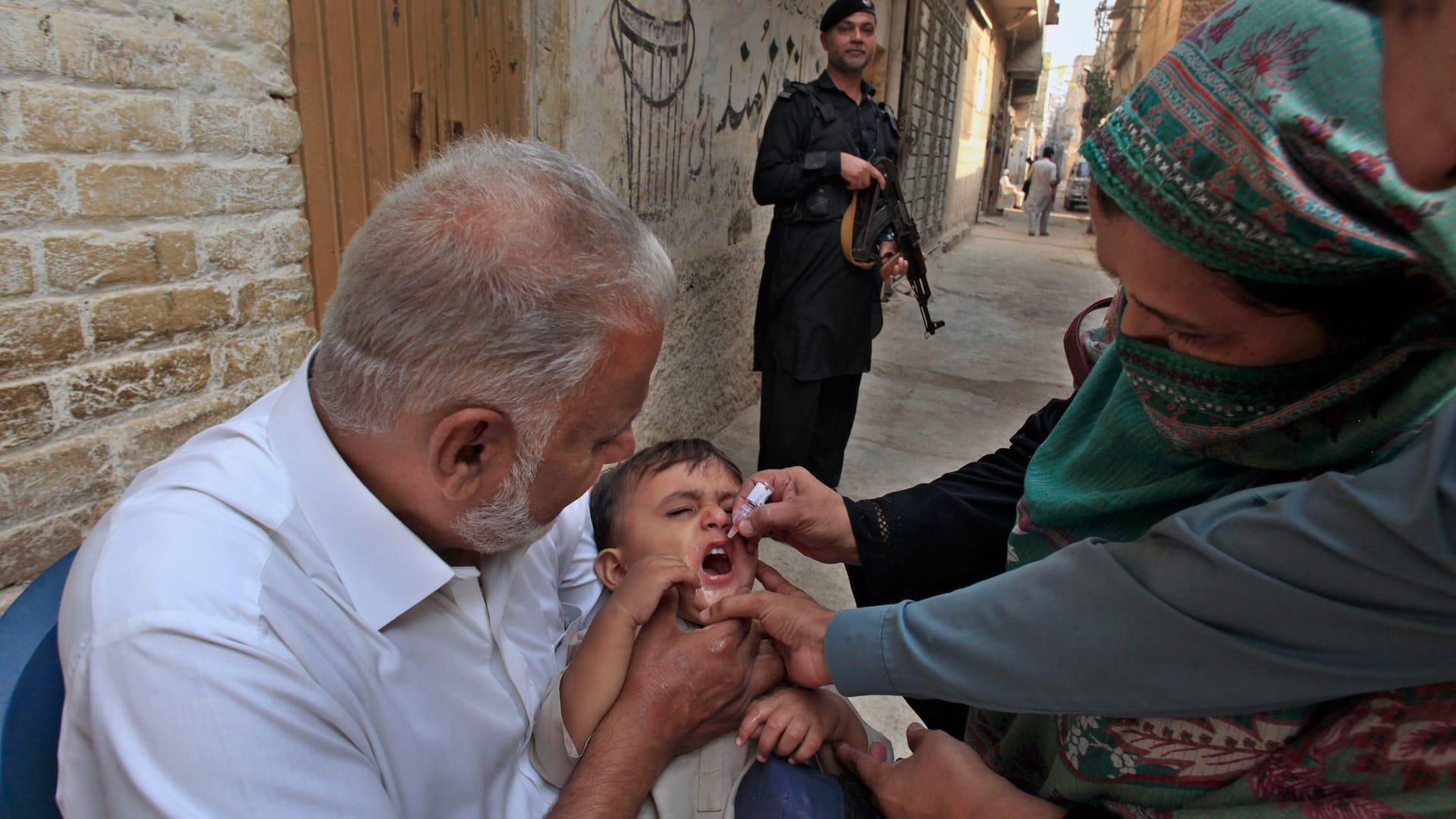 Polio-Impfung in Pakistan