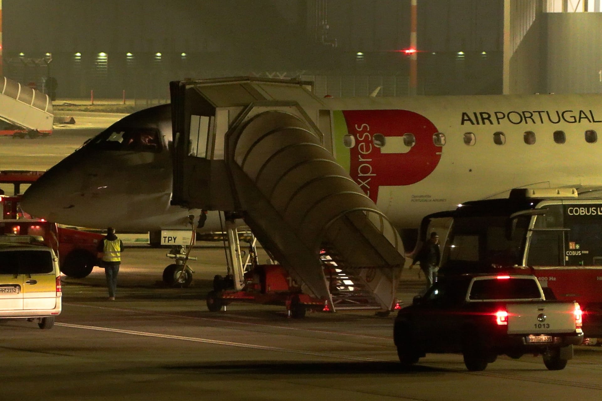 Am Abend musste wohl eine Maschine am Flughafen Hamburg notlanden.