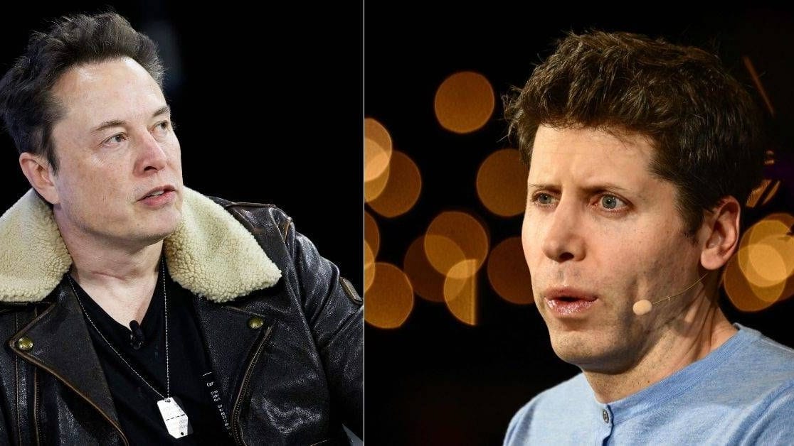 Elon Musk (l.) und Sam Altman: Einst Partner, nun erbitterte Konkurrenten.