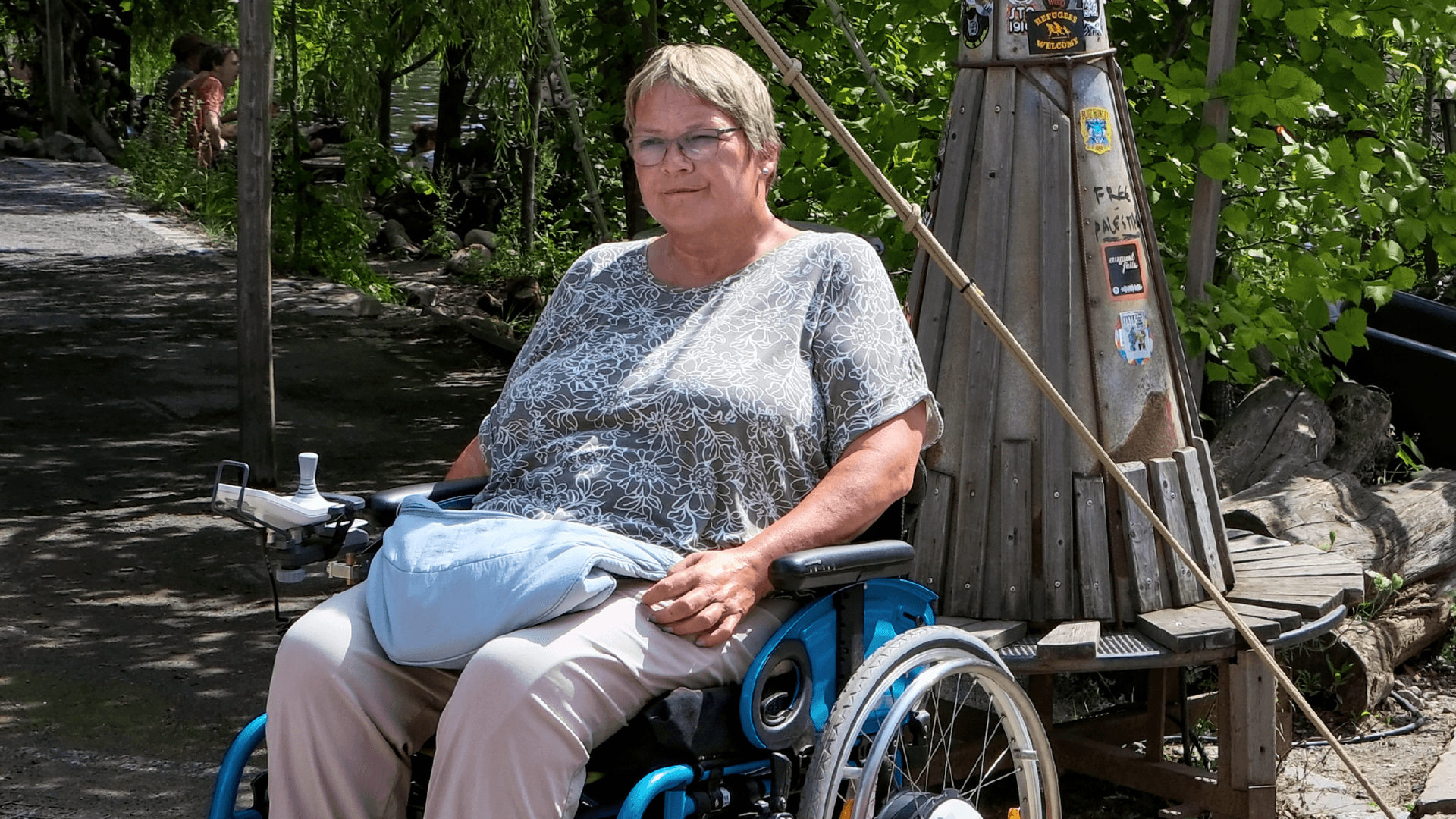 Bettina Ehlers: Die Braunschweigerin sitzt seit einem schweren Unfall im Rollstuhl.