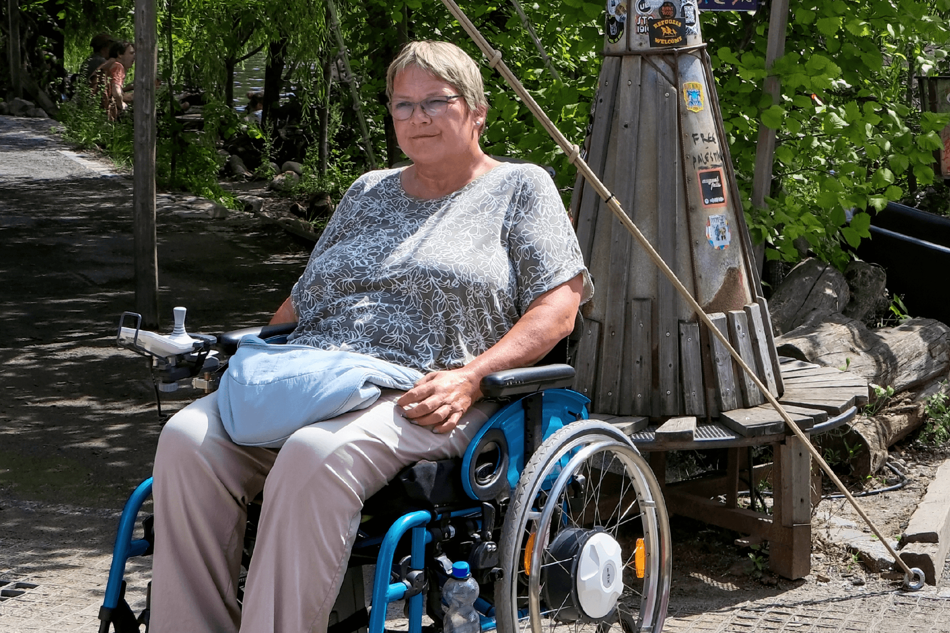 Bettina Ehlers: Die Braunschweigerin sitzt seit einem schweren Unfall im Rollstuhl.