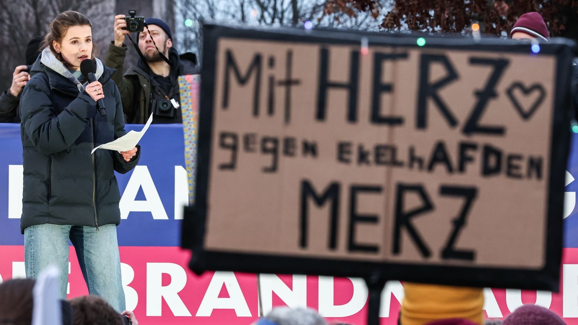 Demonstration zur Migrationspolitik - Berlin