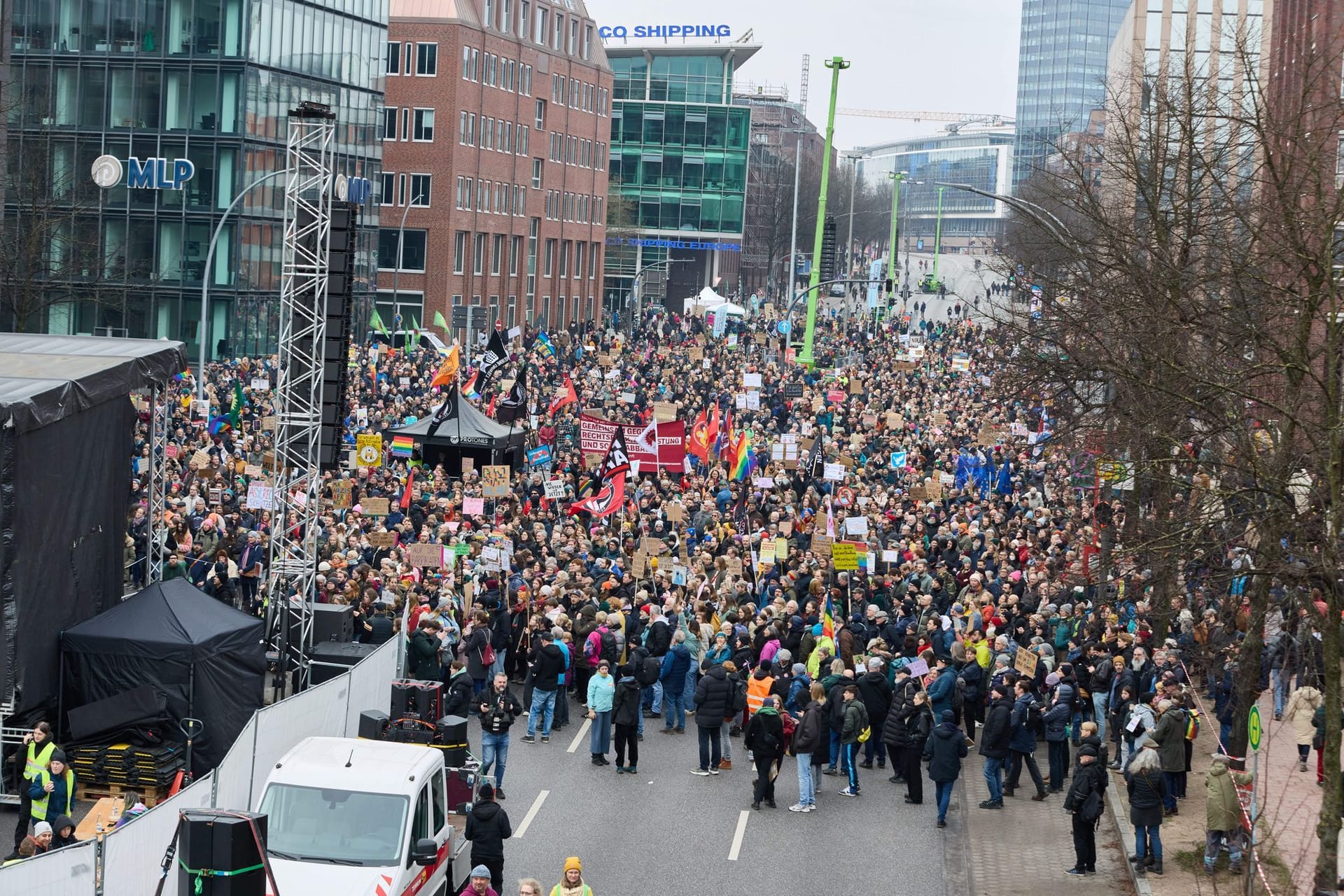 Demonstrationen gegen Rechtsextremismus - Hamburg