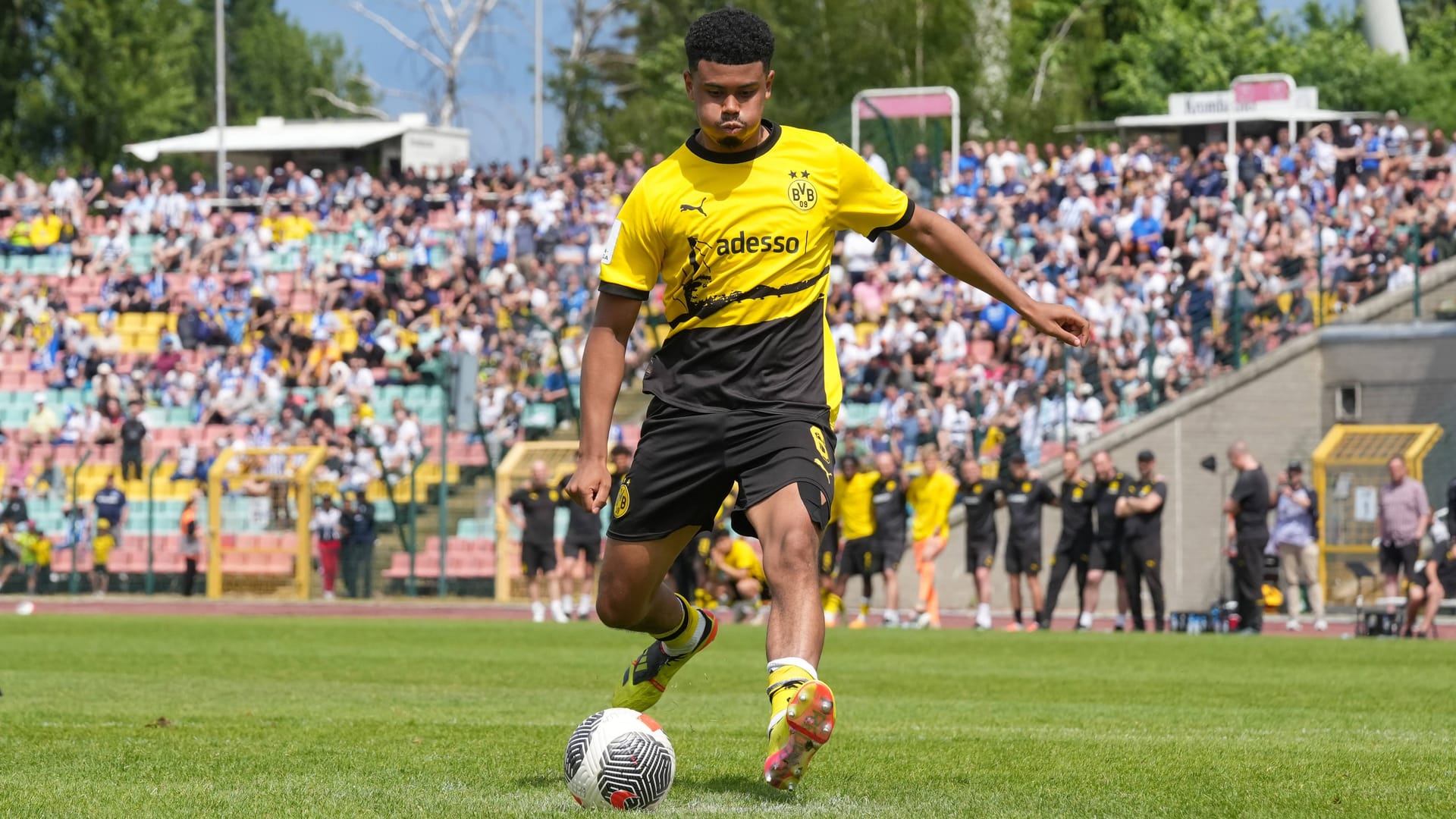 Kommt vom BVB zurück zum HSV (Archivbild von 2024): Leonardo García Posadas spielt ab sofort für die U21 der Hamburger.