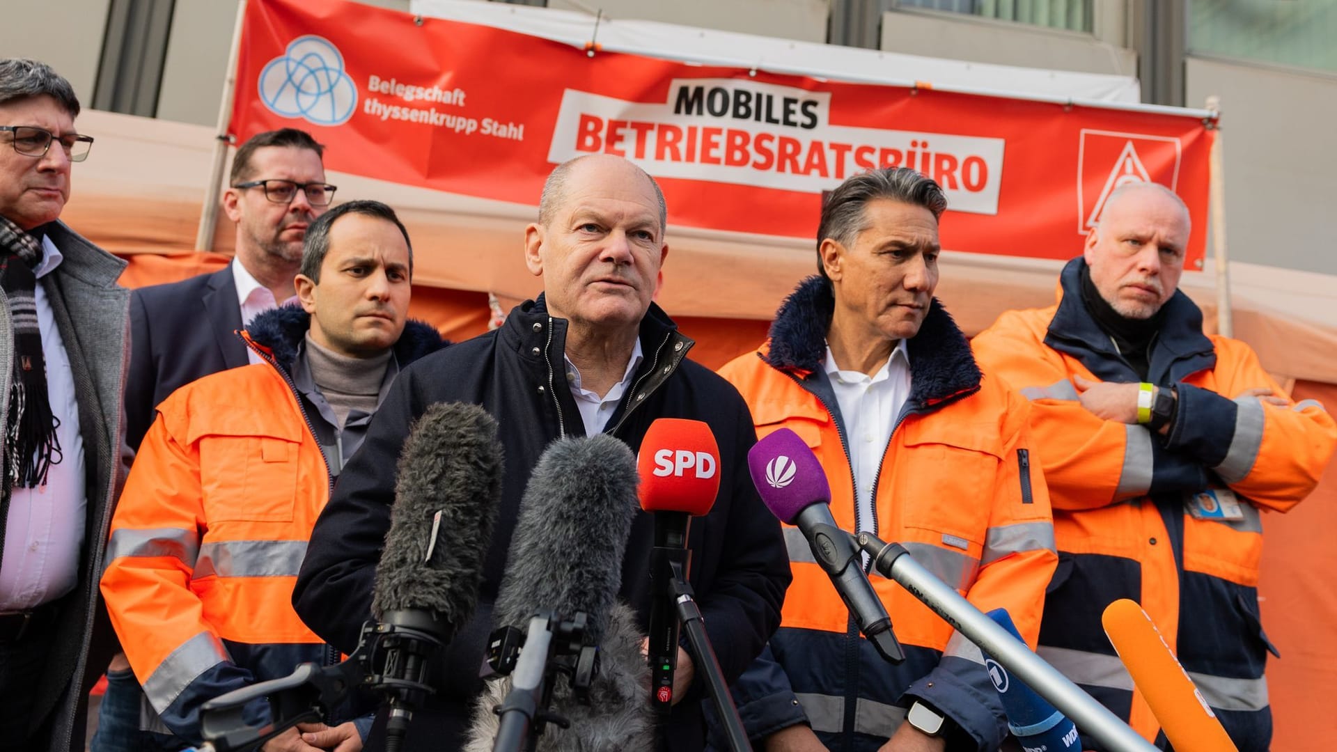 Wahlkampf mit Bundeskanzler Scholz