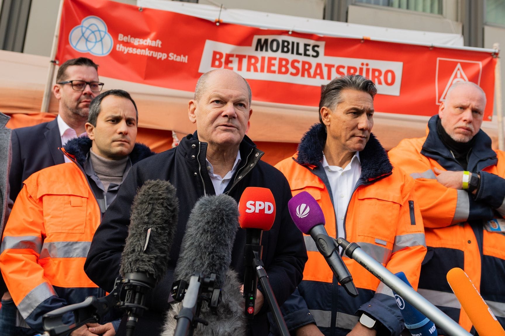 Wahlkampf mit Bundeskanzler Scholz