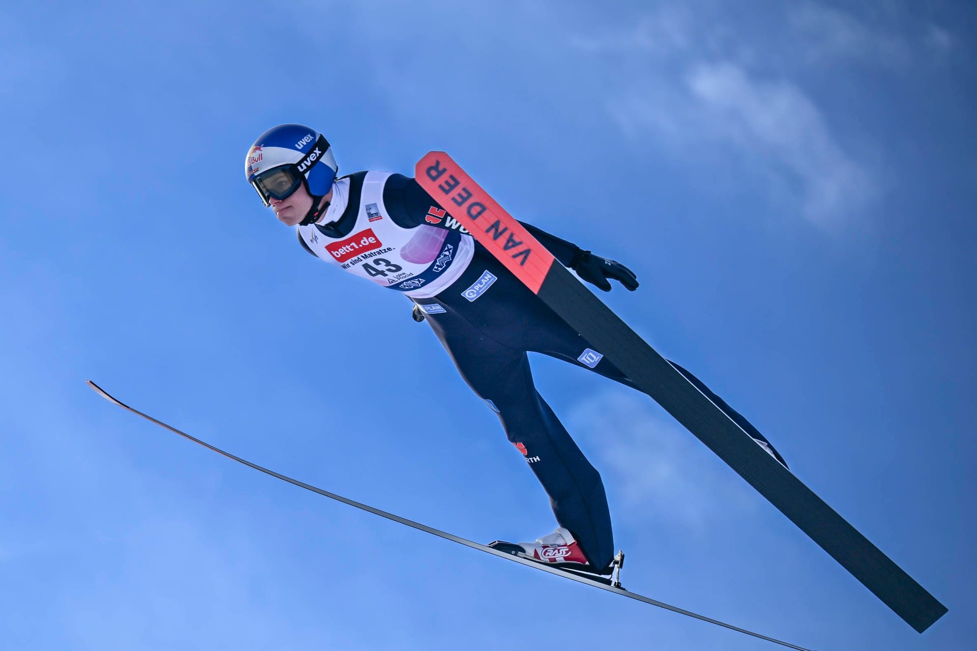 Andreas Wellinger: Sein starker Schlusssprung reichte nicht für eine Medaille.