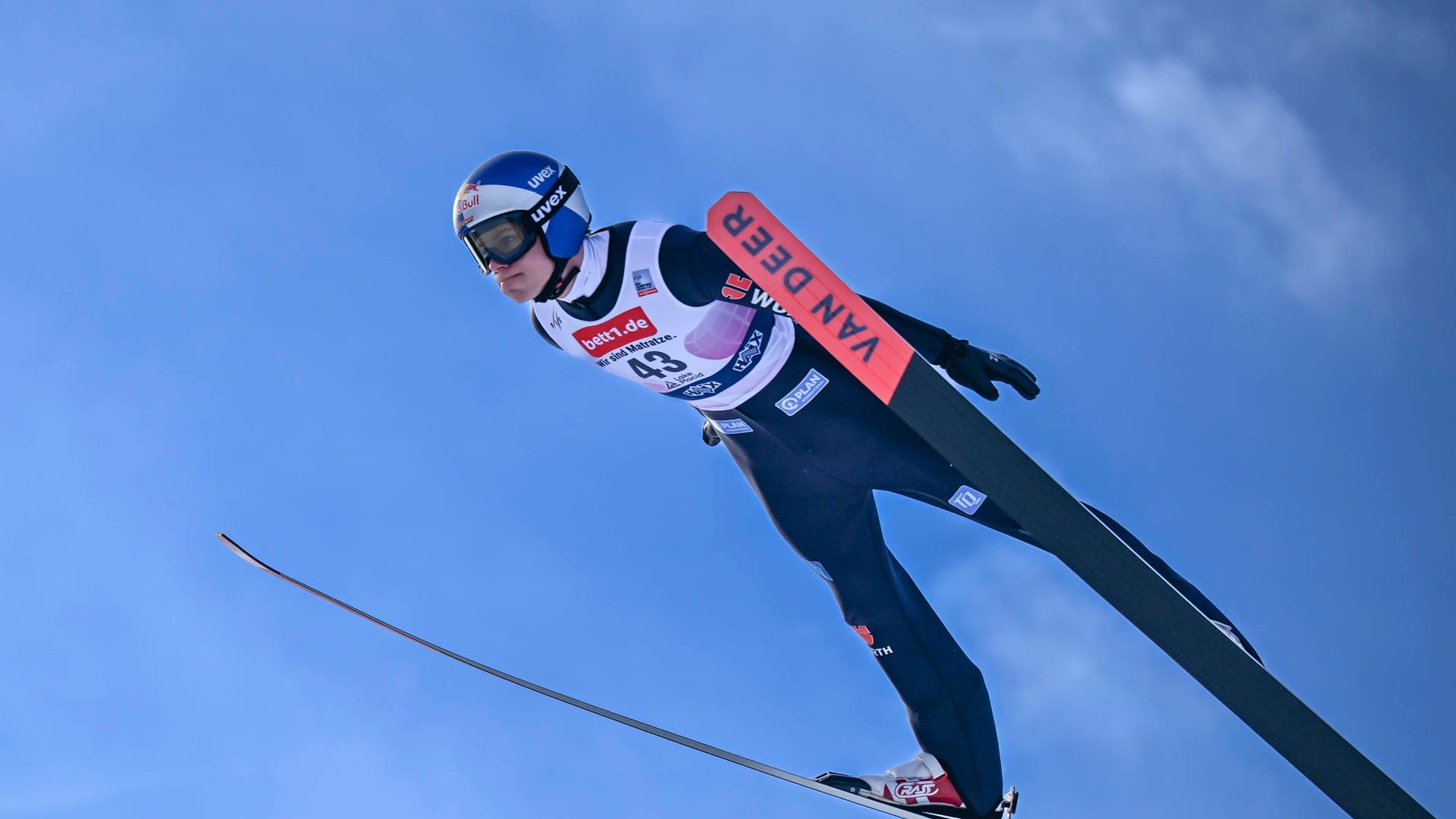 Andreas Wellinger: Sein starker Schlusssprung reichte nicht für eine Medaille.