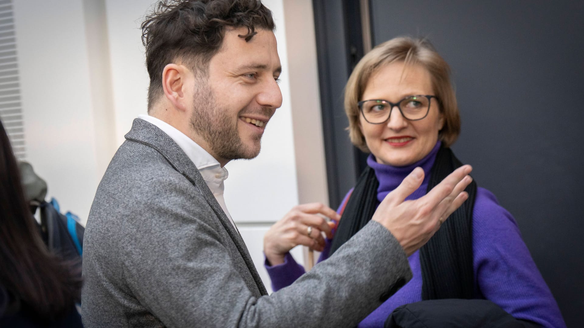 Grünen-Spitze: Felix Banaszak und Franziska Brantner möchten weitermachen.