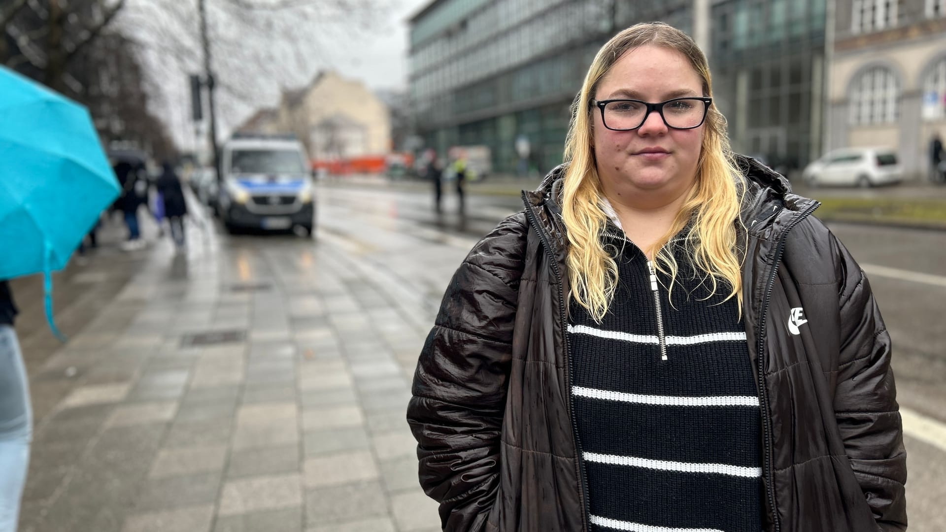 Die 26-jährige Michaela Rutz: Sie hätte an der Demo teilnehmen können, stattdessen war sie in der Schule.