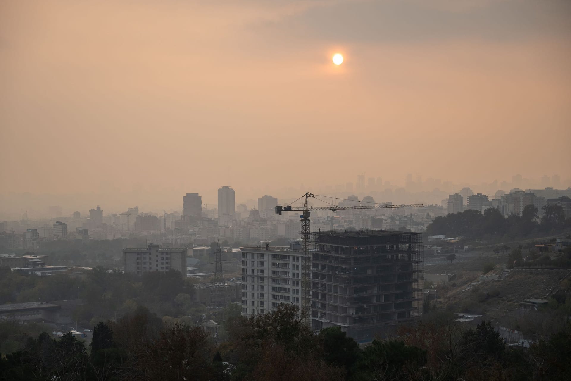 Smog in Teheran