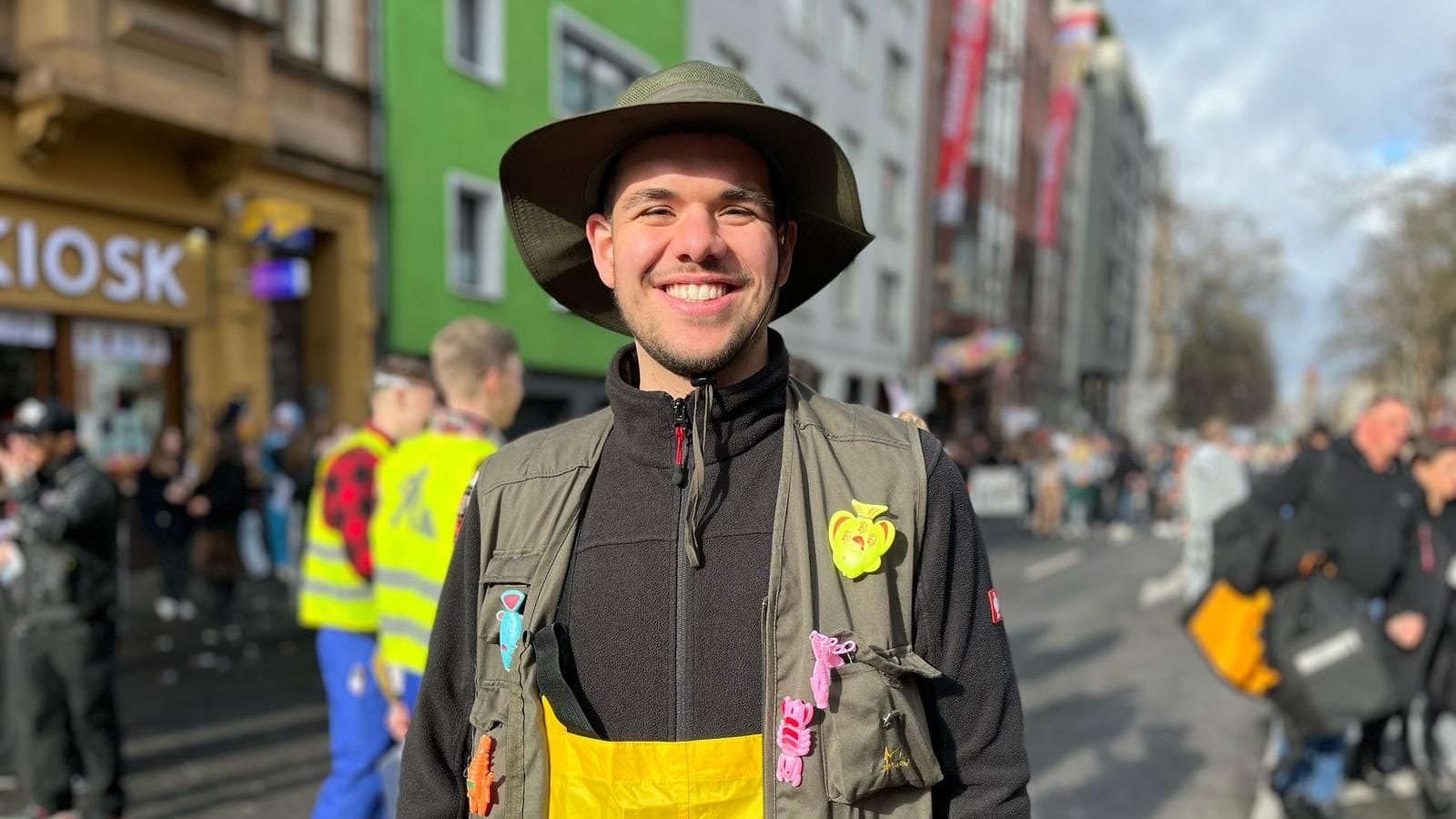 Henrik Dorau, einer der Teilnehmer im Karnevalsquiz, konnte drei kölsche Sprüche fehlerfrei aufzählen.