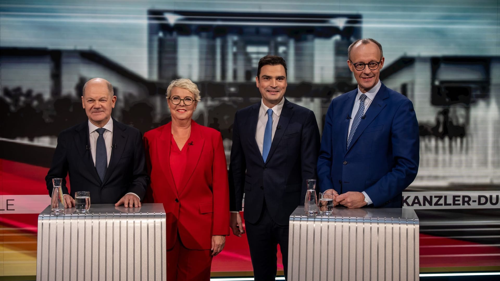 TV-Duell zwischen Scholz und Merz