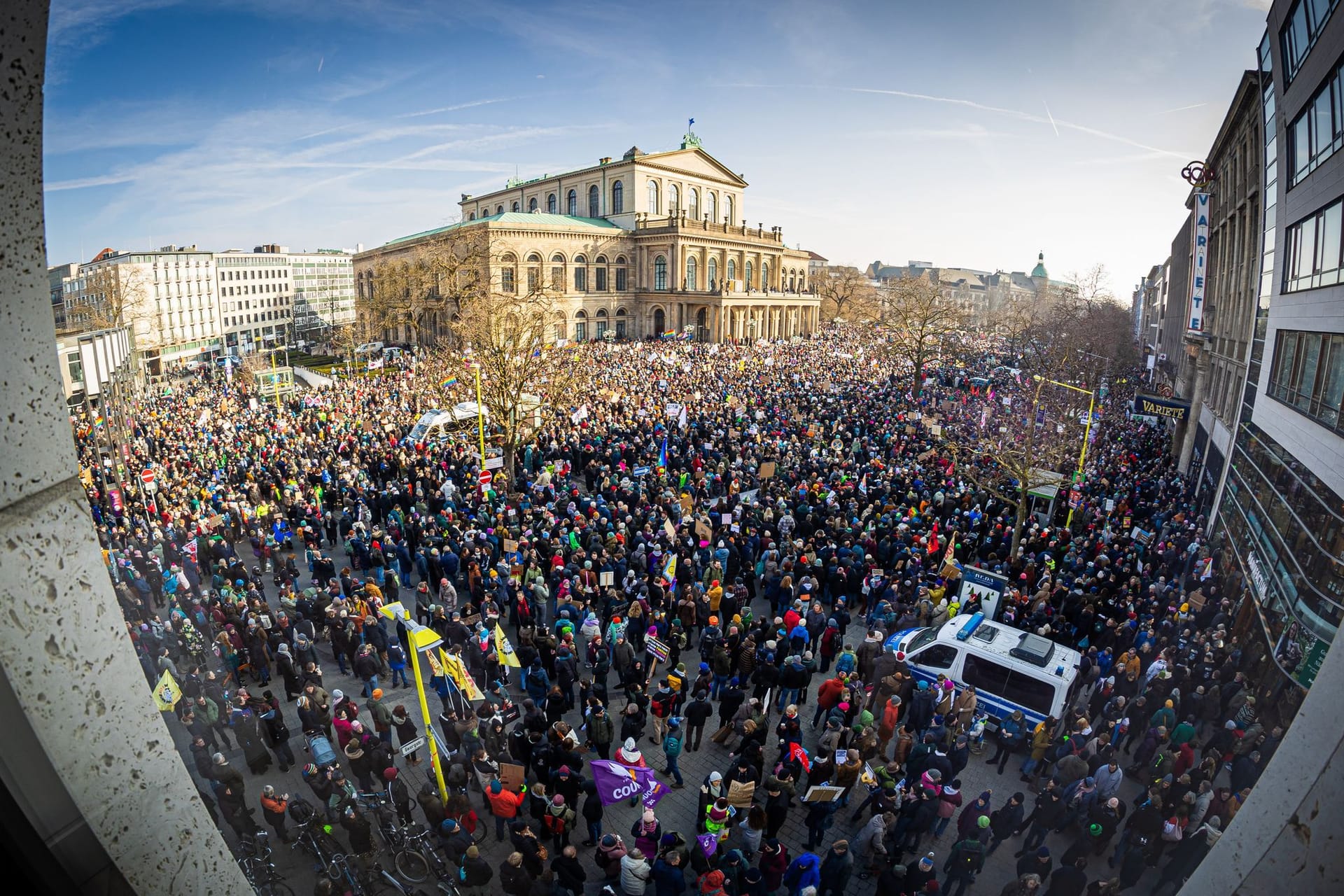 Demonstrationen zur Migrationspolitik - Hannover