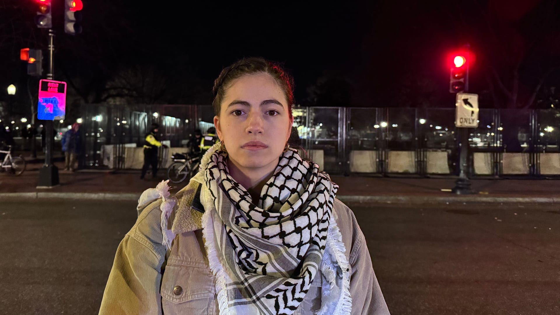 Demonstrantin Deena Khalil: "Das Endspiel um Gaza hat begonnen."