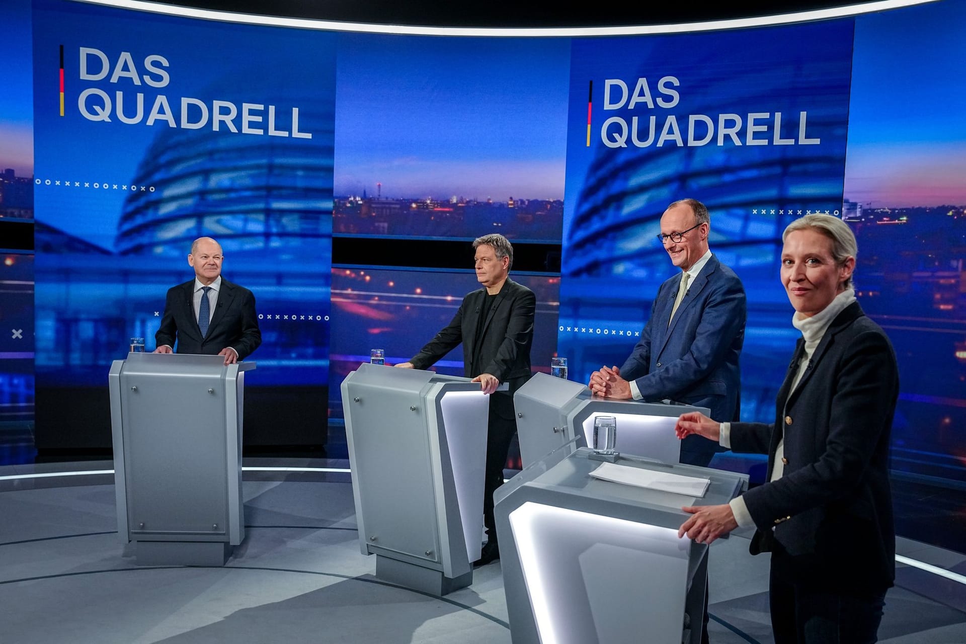 TV-Runde im Bundestagswahlkampf