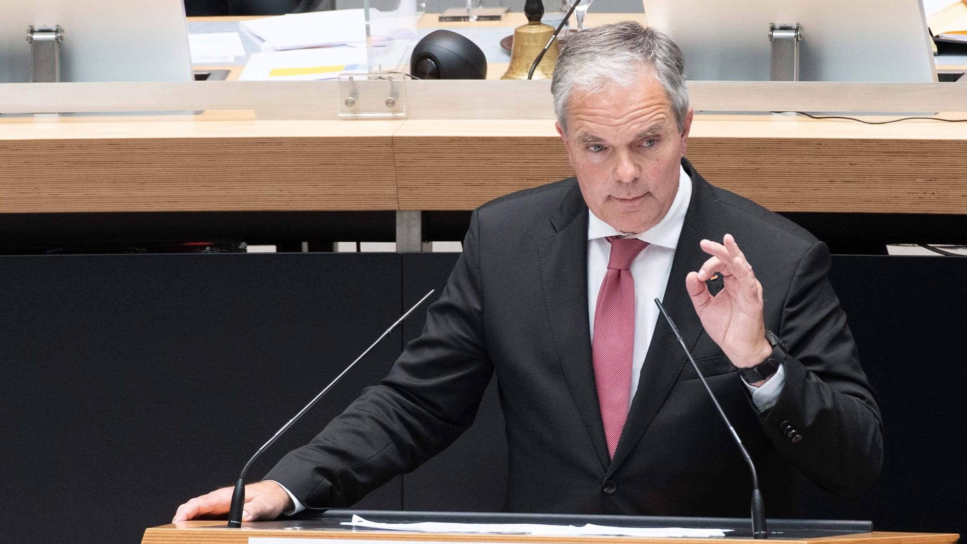 Burkard Dregger, CDU, Rede in der 84. Plenarsitzung Berliner Abgeordnetenhaus, Landesparlament, Berlin, Berlin Deutschland, Germany *** Burkard Dregger, CDU, Speech in the 84 Plenary session Berlin House of Representatives, State parliament, Berlin