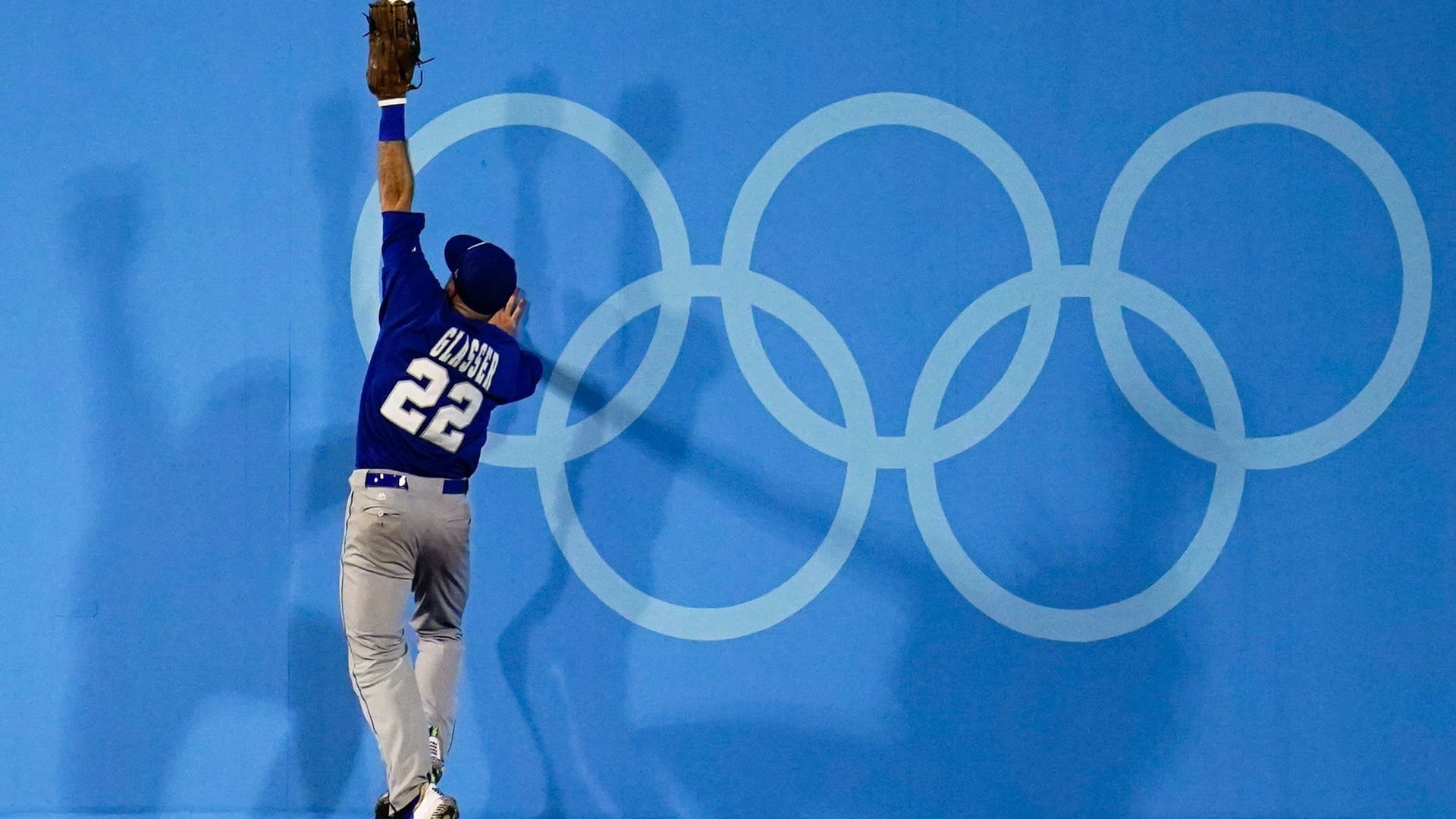 Der israelische Baseball-Spieler Mitchell Glasser