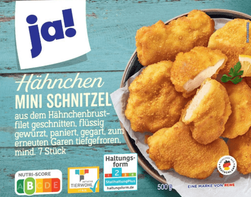 Das ist das betroffene Produkt. Es sollte nicht verzehrt werden.