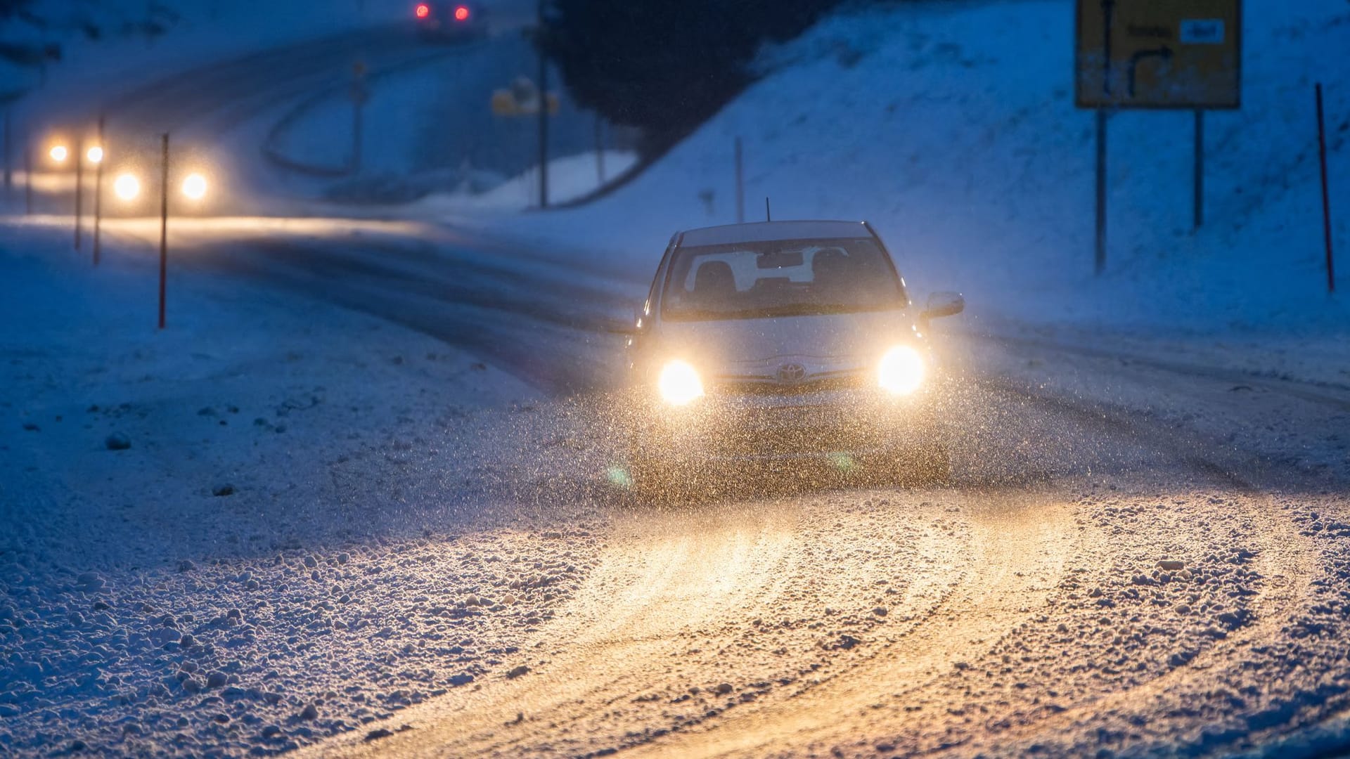 Neuschnee im Schwarzwald und der Schwäbischen Alb