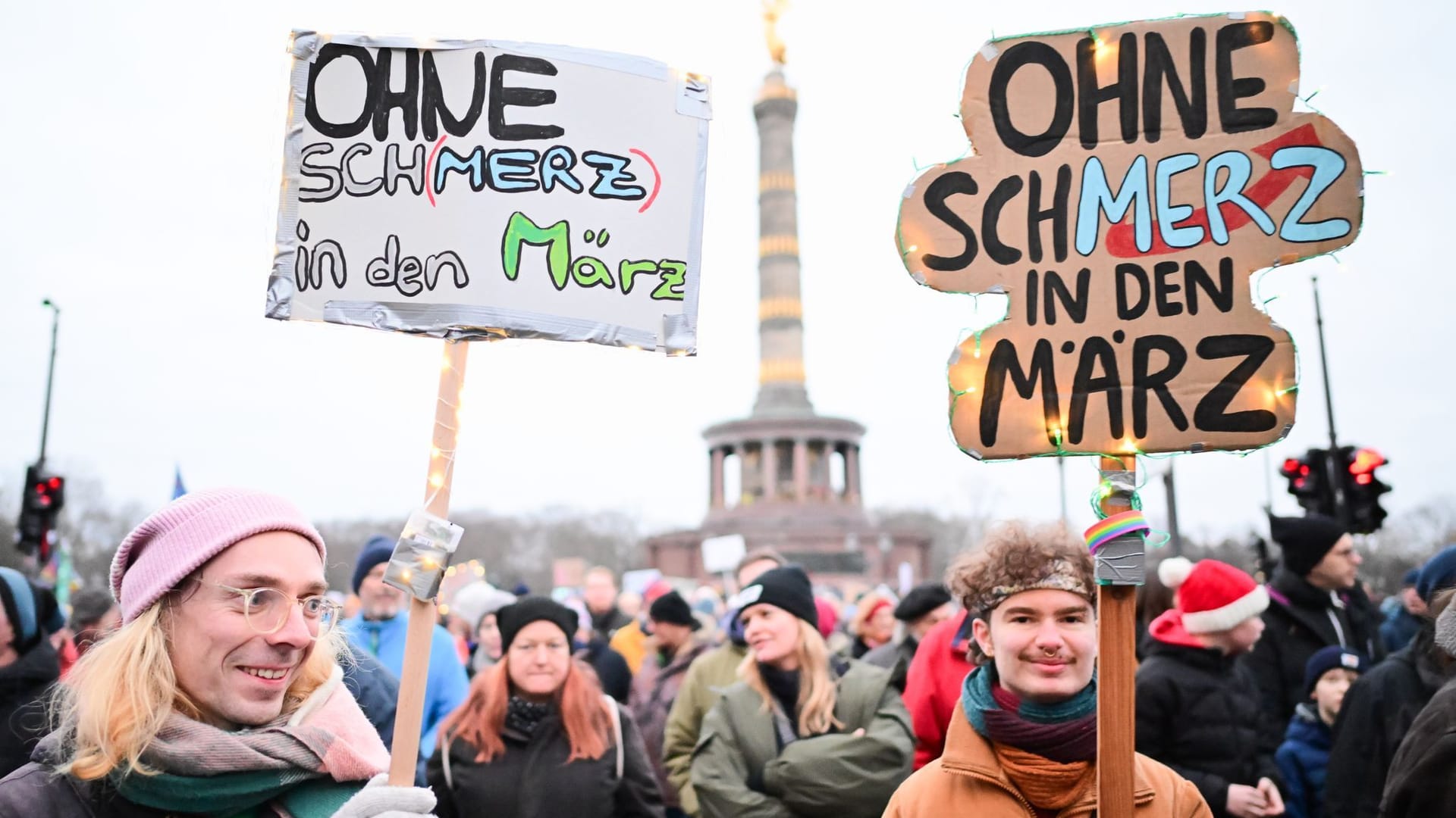 Demonstration zur Migrationspolitik - Berlin