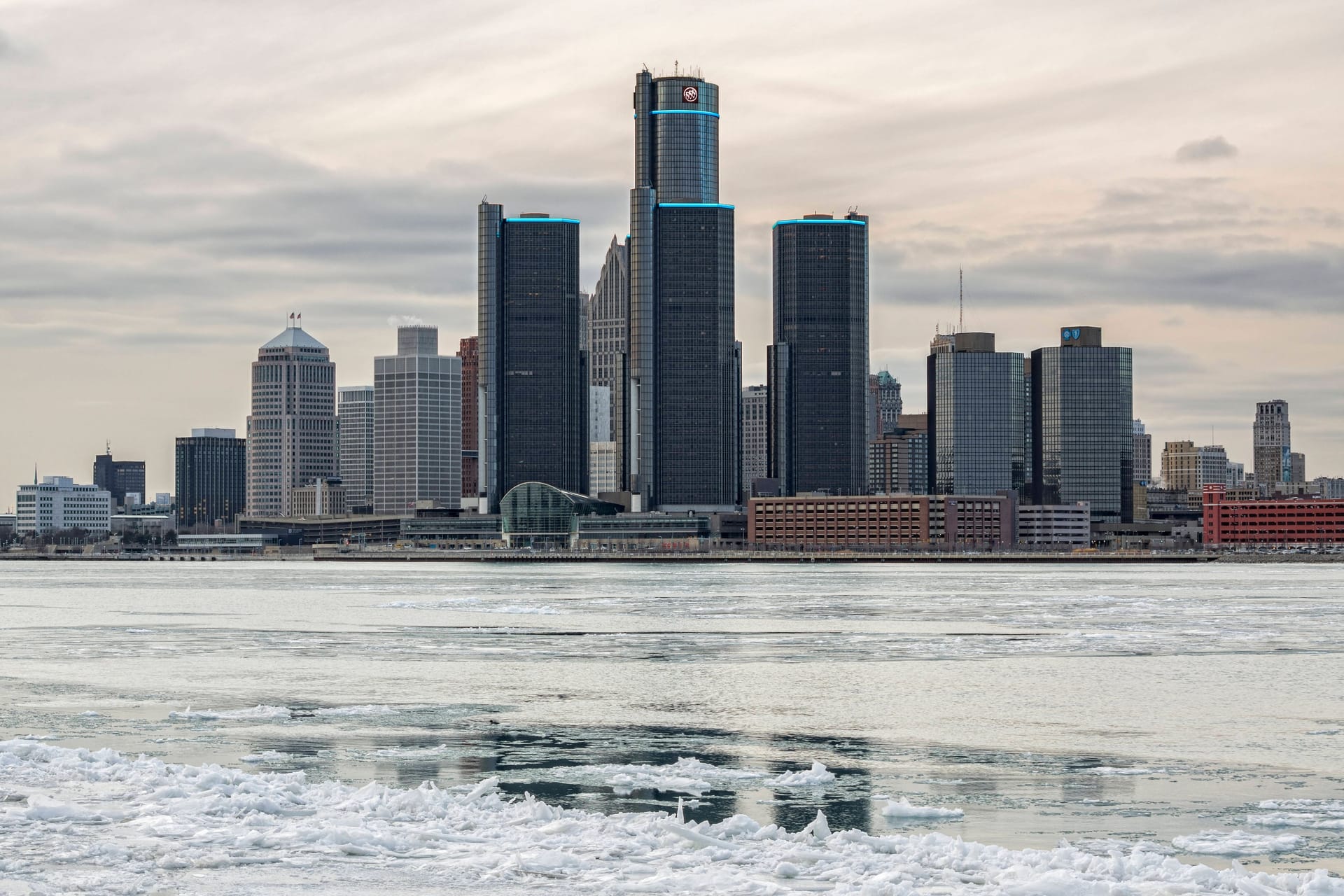 Detroit im Winter (Archivbild): Im Augenblick herrscht Dauerfrost in der Stadt.