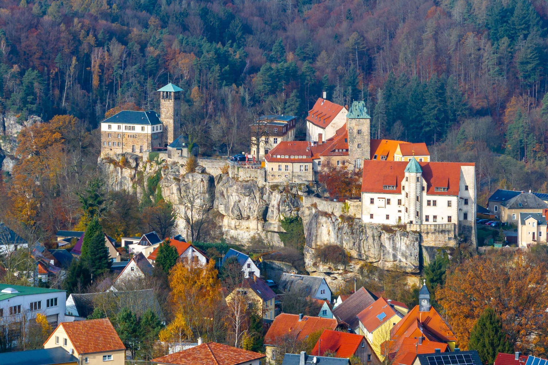 Blick auf Hohnstein im Kreis Sächsische Schweiz-Osterzgebirge (Archivbild).