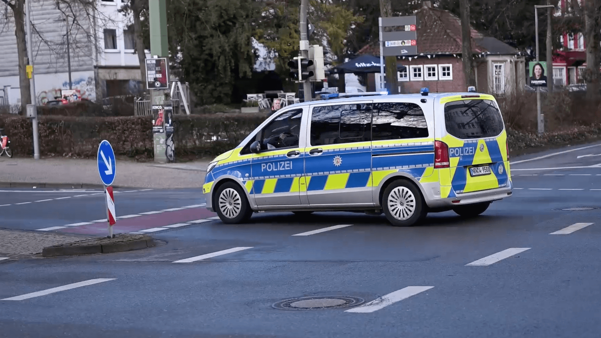 Polizei in Bielefeld nach Schüssen am Landgericht