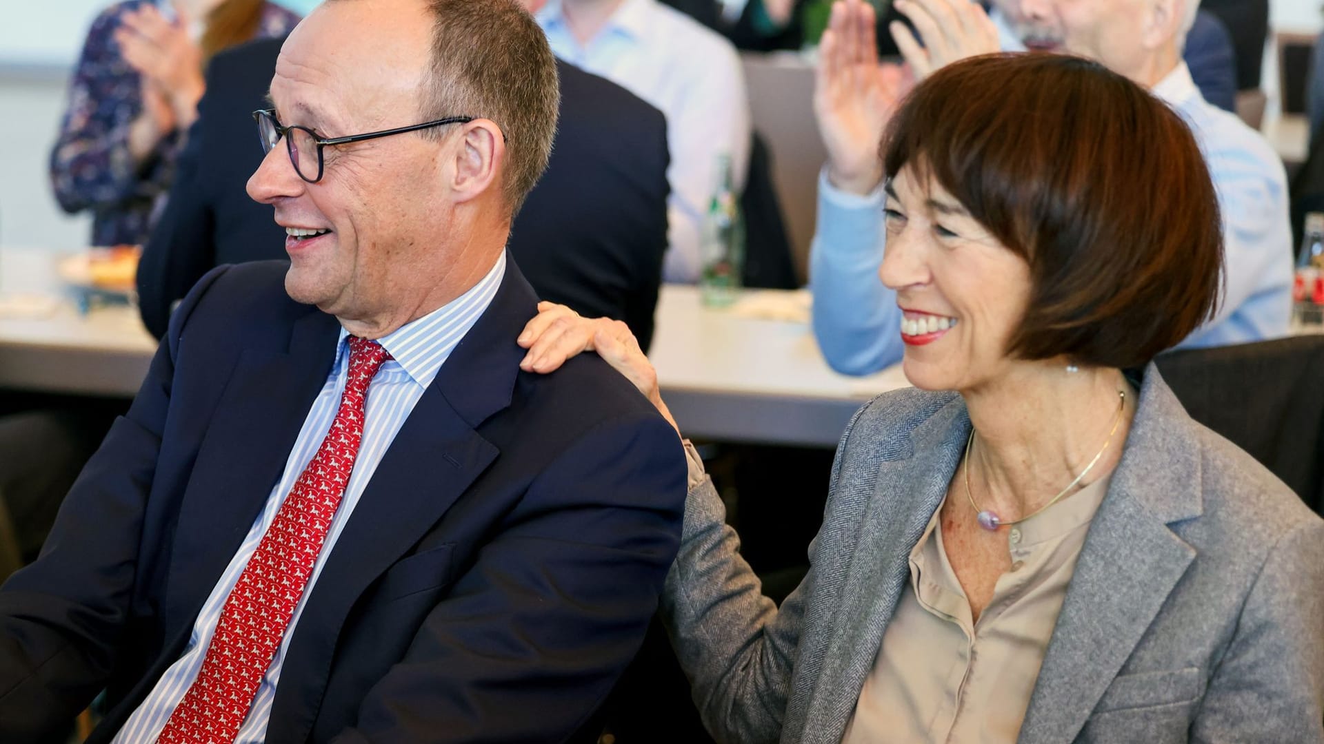 Friedrich Merz und seine Frau Charlotte