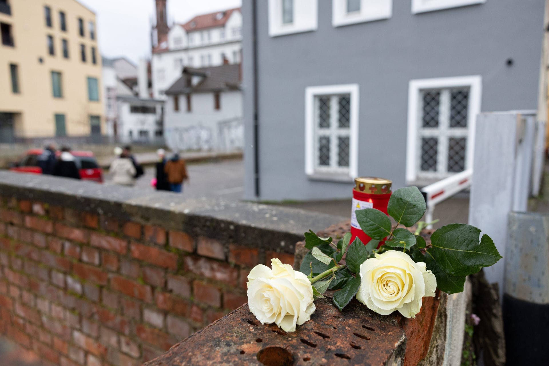 Gedenken am Tatort: Die badische Stadt Offenburg ist erschüttert.