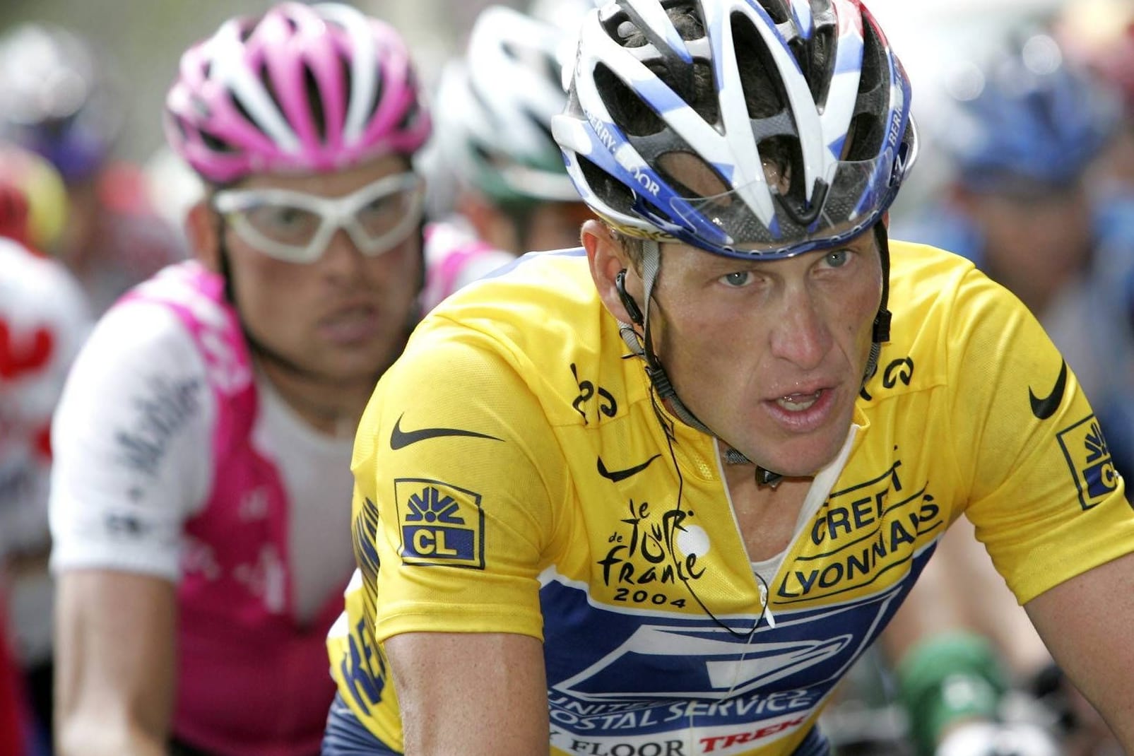 Tour de France im Jahr 2004: Jan Ullrich (hinten) und Lance Armstrong, heute sind die damaligen Rivalen befreundet.