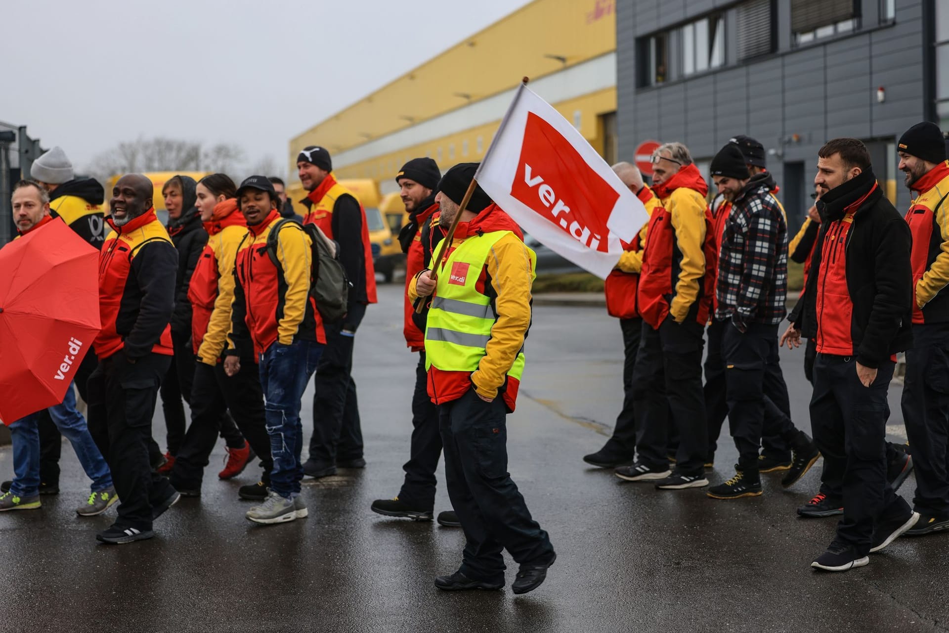 Verdi bestreikt Paketzentrum der Post