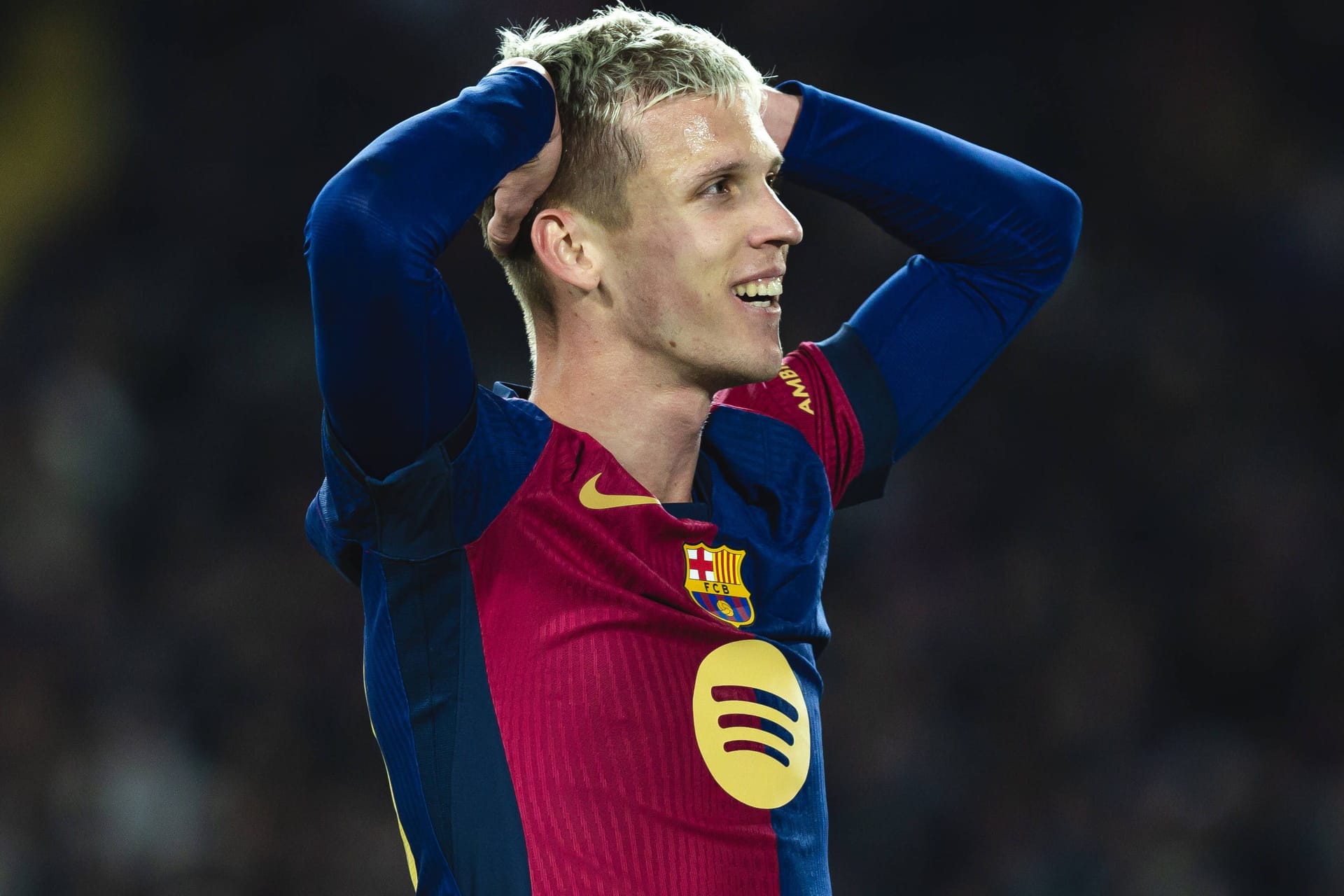 Dani Olmo im Trikot des FC Barcelona: Nächster Rückschlag?