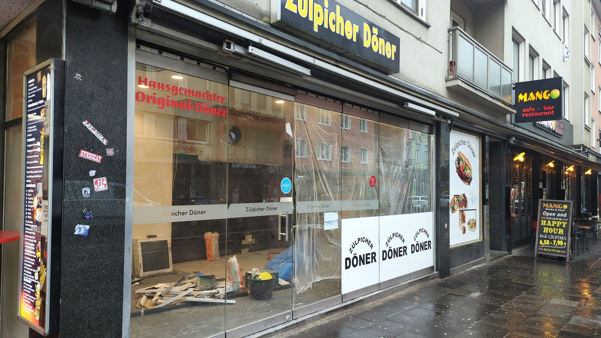 Der "Zülpicher Döner" an der Zülpicher Straße: Der Dönerladen hatte einen Kultstatus.