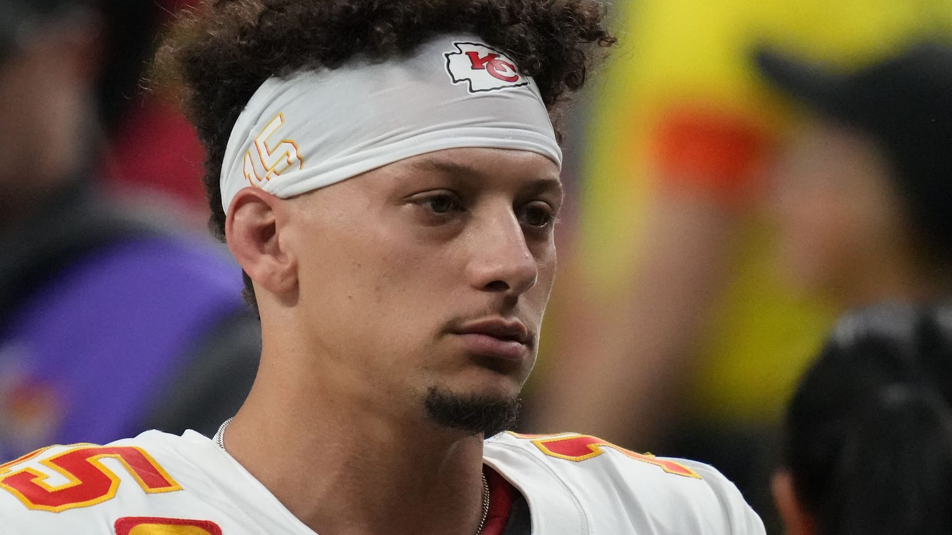 Chiefs-Superstar Patrick Mahomes: Er erlebt eine Halbzeit zum Vergessen.