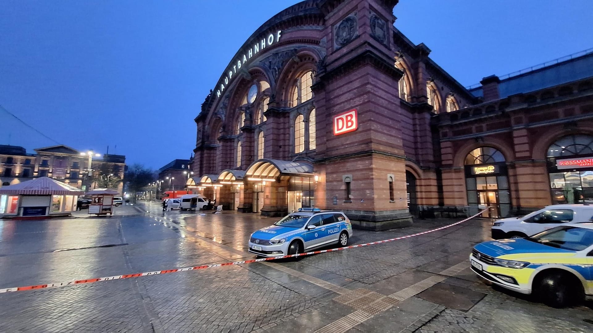 In der Nacht kam es zu einem Einsatz am Bahnhof.