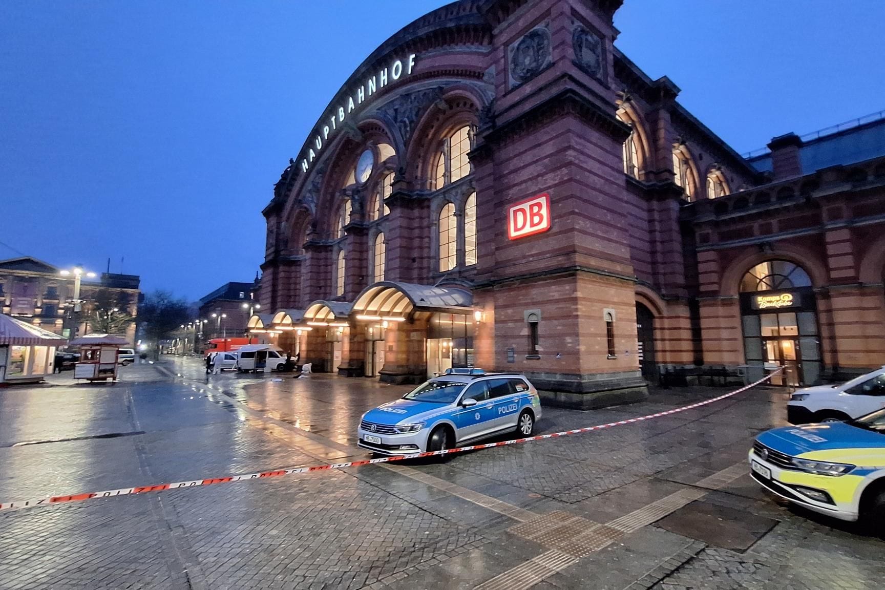 In der Nacht kam es zu einem Einsatz am Bahnhof.