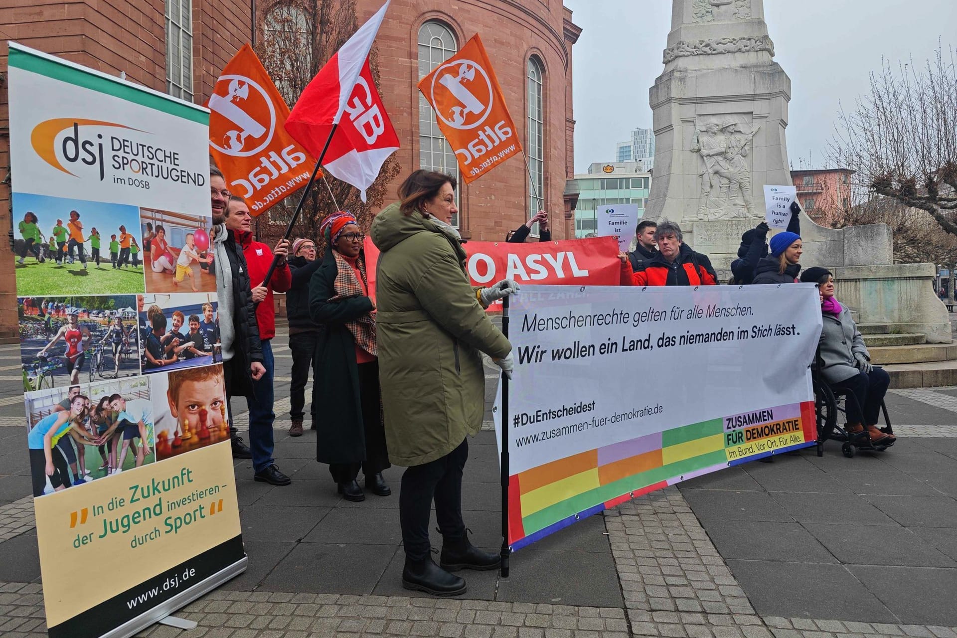 Start Bündnis «Zusammen für Demokratie»